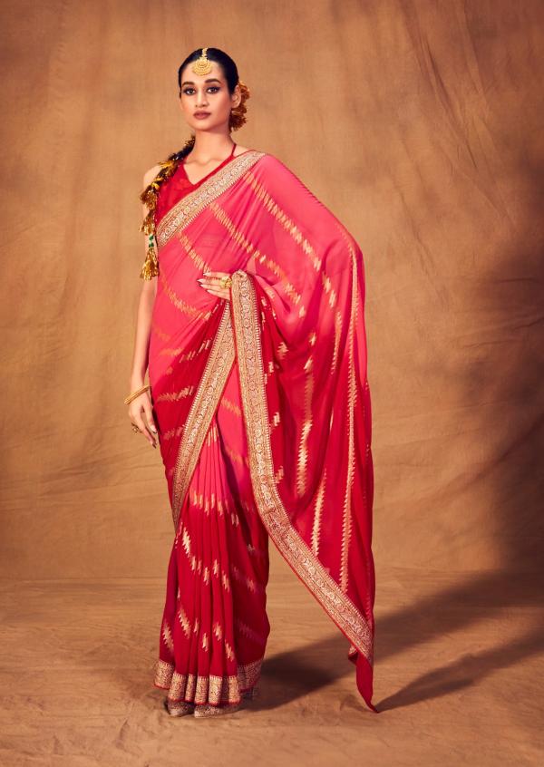 Stavan Rihana 5 Fancy Georgette Designer Saree Collection